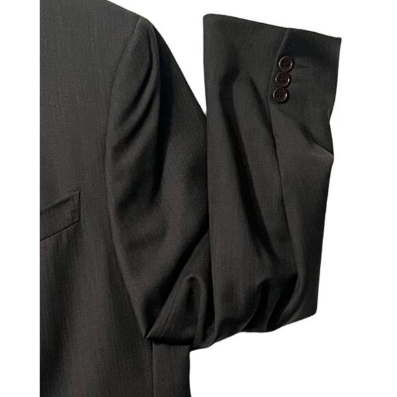 Canali Proposta Suit Jacket Mens 44L Gray Wool Tweed Single Breasted EU 54L - Picture 3 of 12